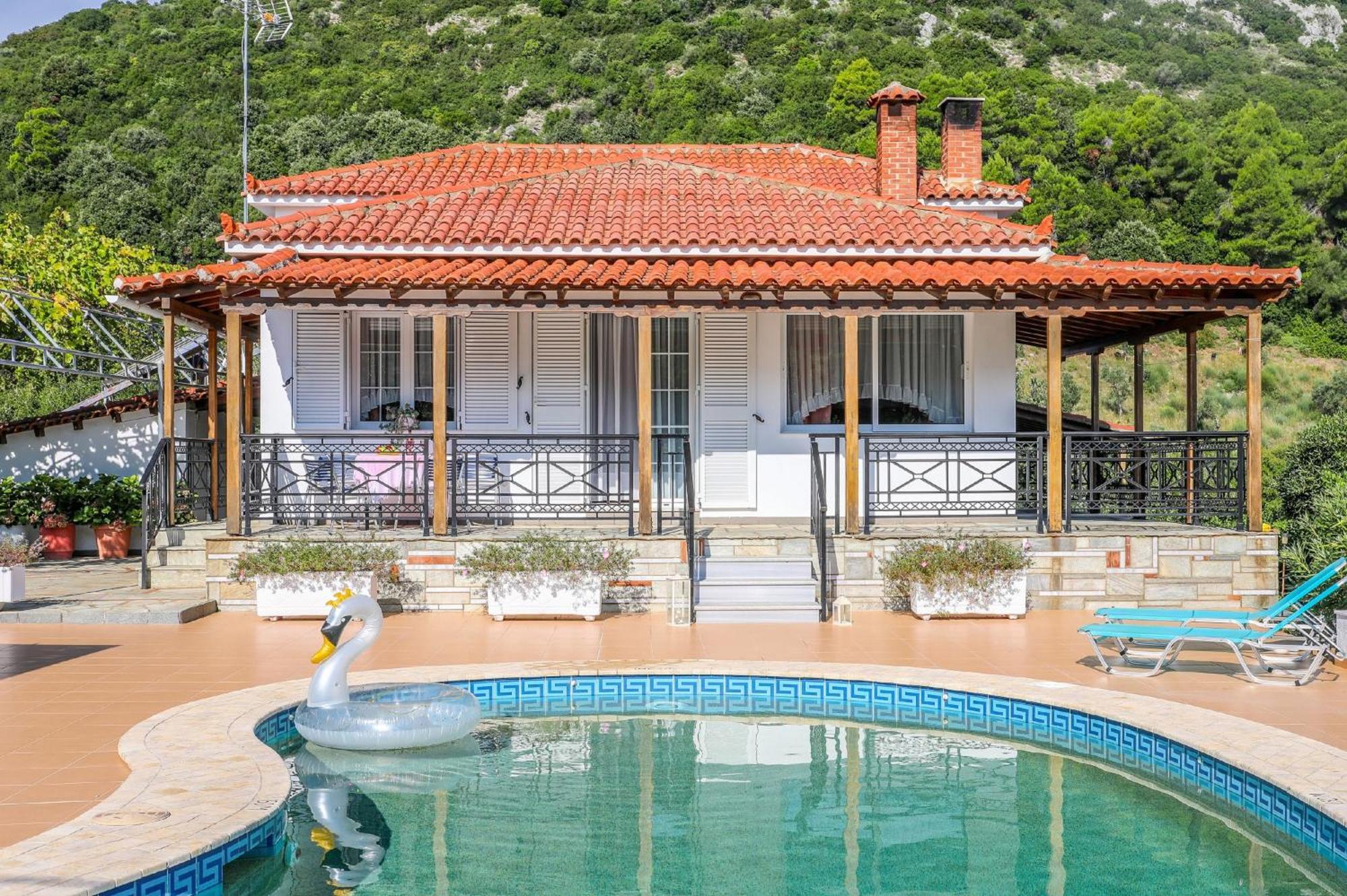 Moni Evaggelistrias Villa Mitzelos מראה חיצוני תמונה